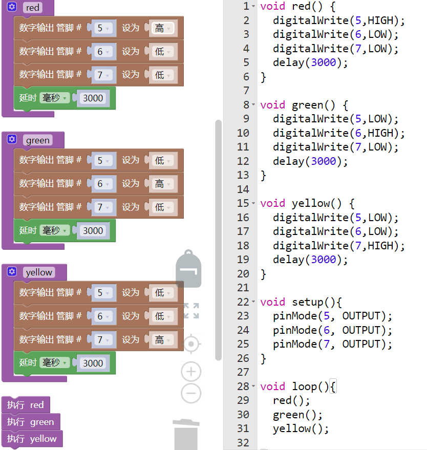 Arduino Module: Traffic Light Module