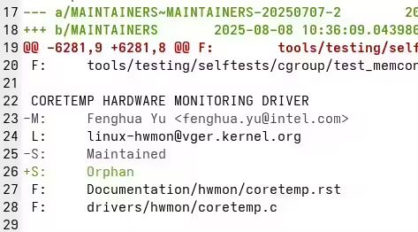 Intel Core Linux Project Falls into 'Orphaned' Status