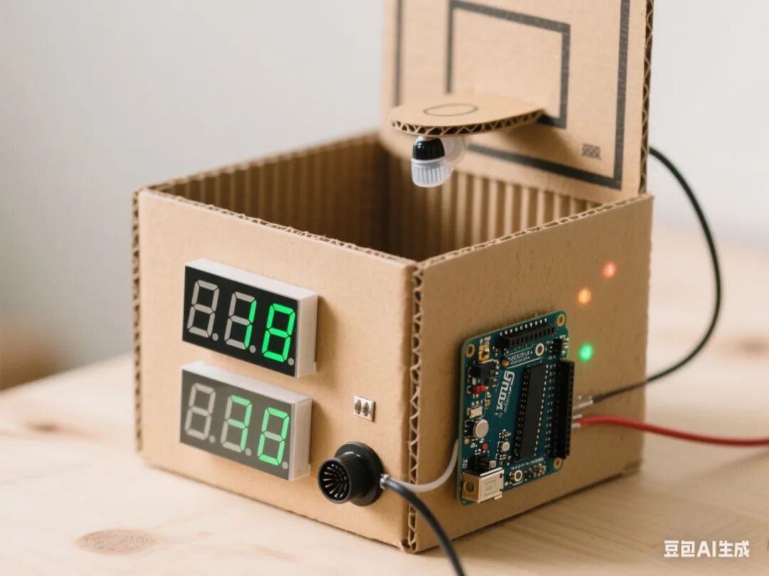Project-Based Learning Example: Simple Basketball Scoring Counter Using Mind+ and Arduino