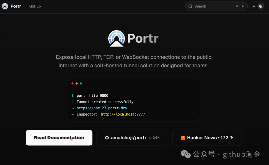 A Tunnel Solution for Exposing Local HTTP, TCP, or WebSocket Connections to the Public Internet