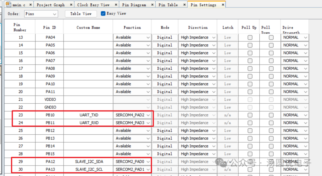 Using ATSAMC21 as an I2C Slave