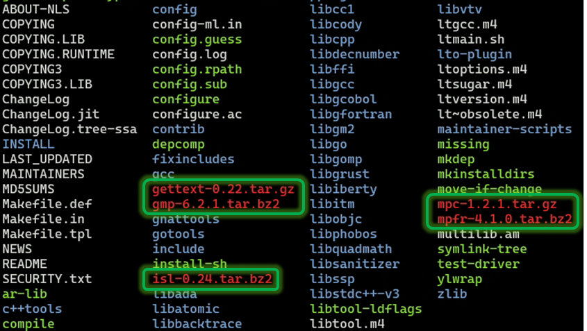 Installing GCC