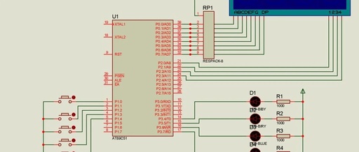 Microcontroller Basketball Scoreboard Circuit Diagram and Source Code