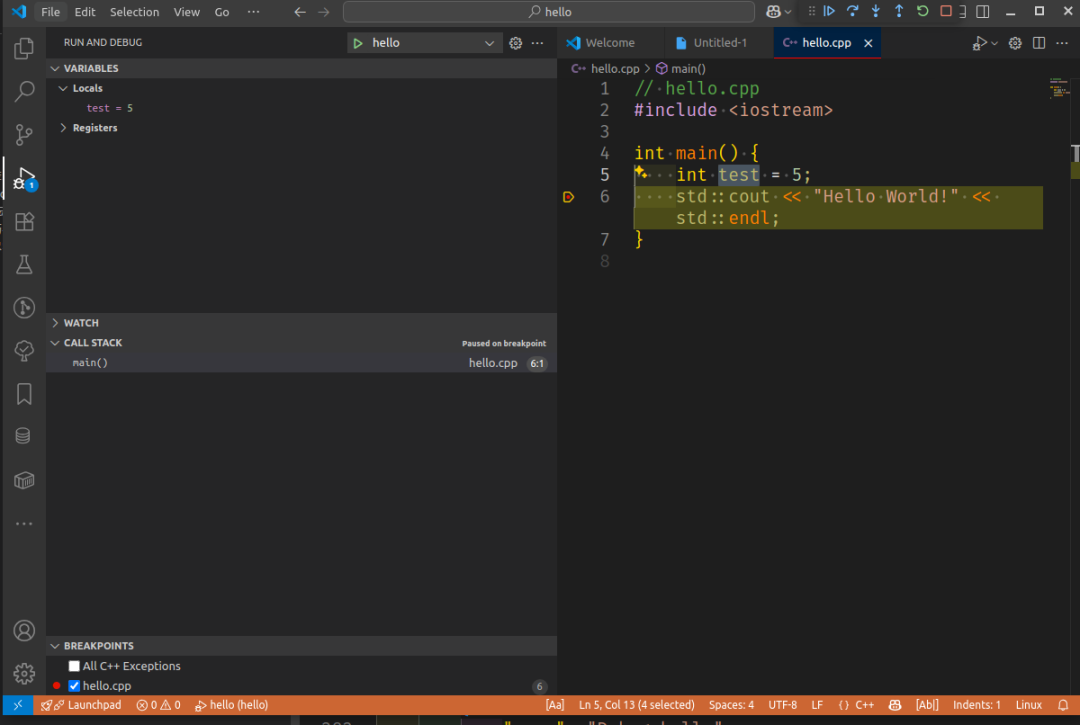 Guide to Configuring C++ Development and Debugging Environment in VS Code