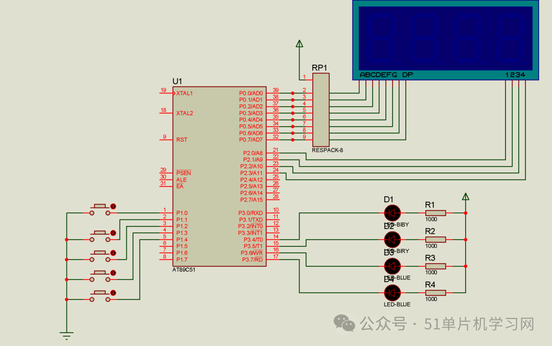 Microcontroller Basketball Scoreboard Circuit Diagram and Source Code