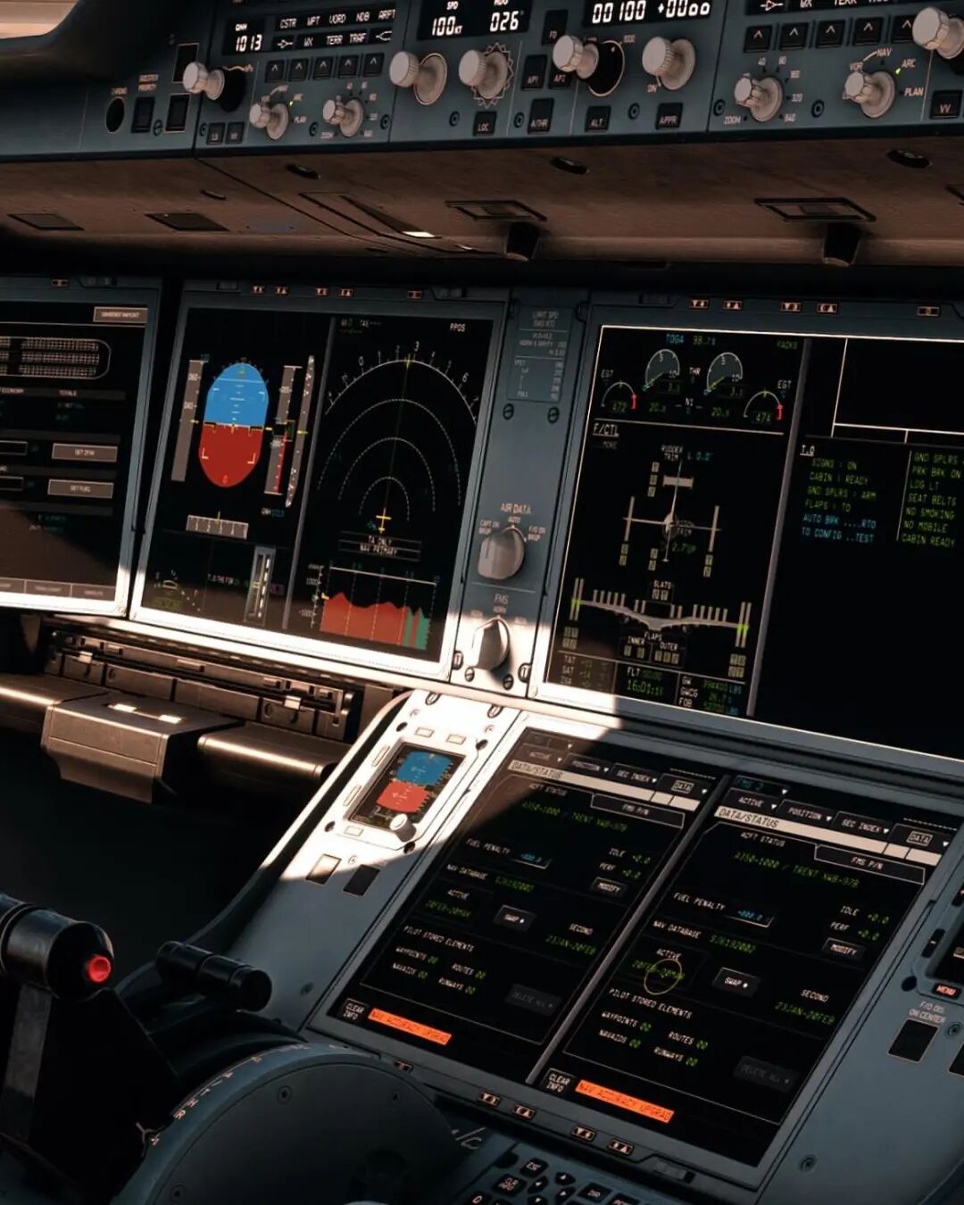Why Did Airbus Create Large Touchscreen Displays for the A350?