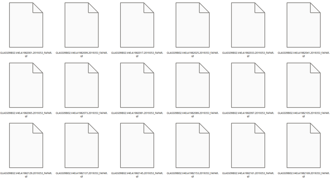 MATLAB | GLASS Global Vegetation Photosynthetically Active Radiation Absorption Ratio FAPAR Data from 1982 to 2018