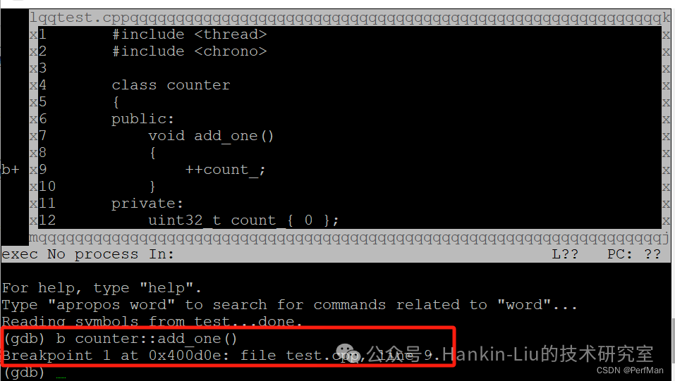 Debugging C++ Multithreaded Programs with GDB