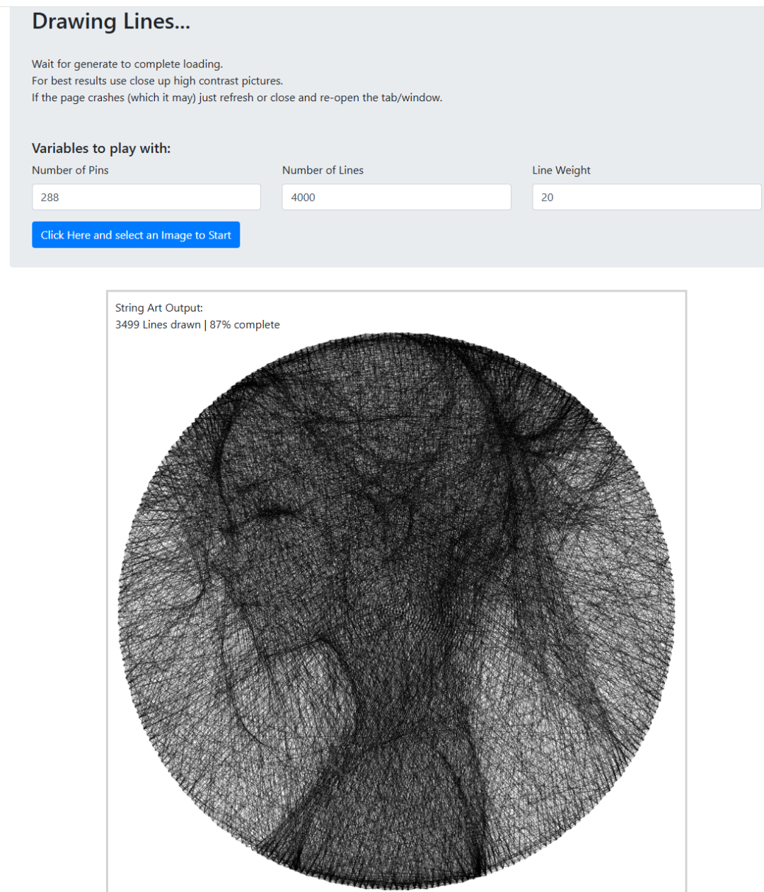 Advanced Applications of Arduino: Creating an Automated String Art Portrait Machine