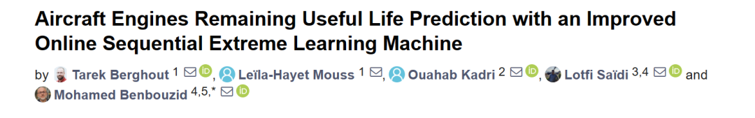Research on Predicting Remaining Useful Life of Aircraft Engines Using Improved Online Sequential Extreme Learning Machine