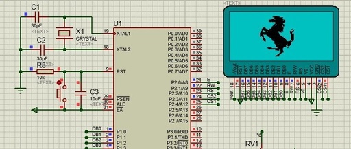 Design of Character and Graphic Display for Non-Character Library LCD12864 Based on Microcontroller