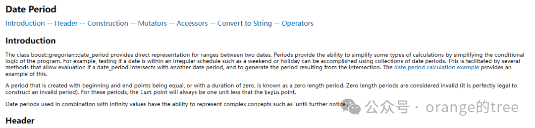 Learning Boost Library Date Intervals through C++ Source Code