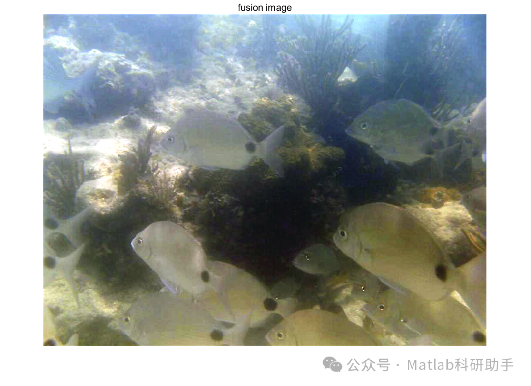 Underwater Image Fusion Enhancement with Matlab Code