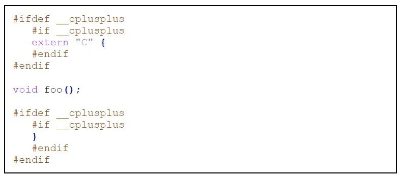 Understanding extern "C" in C Language
