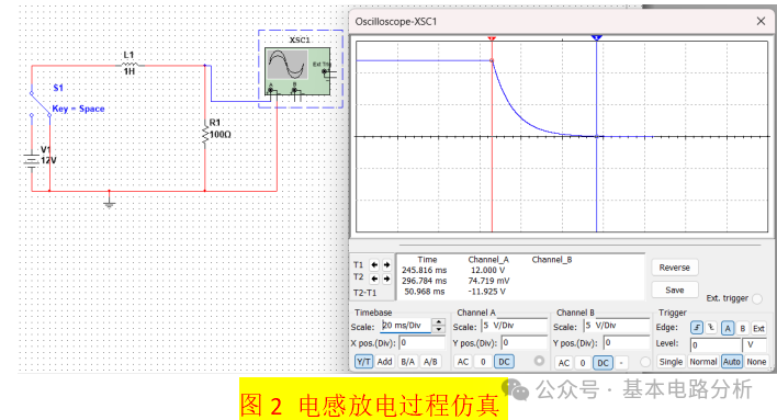 Simulating the Charging and Discharging Process of Inductive Components with Multisim