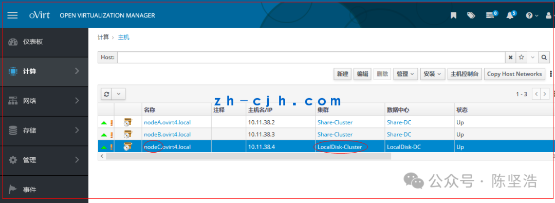 oVirt 4.4.3 Open Source Virtualization Platform: Creating a New (Local Host) Data Storage Domain