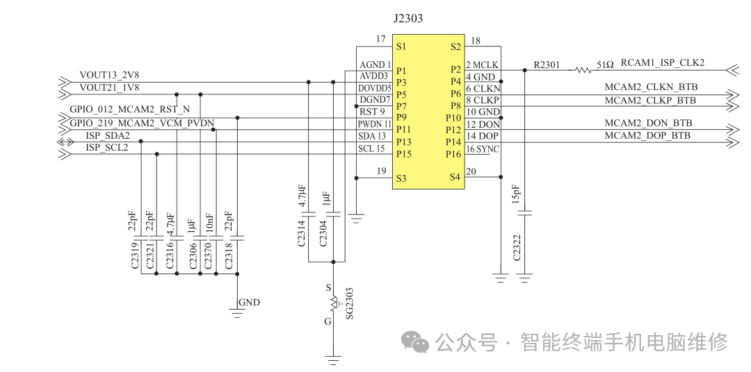 Analysis of Smartphone Camera Circuit Using Huawei Nova 5 as an Example