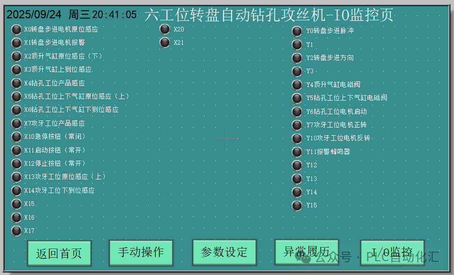 Practical Case: Xinjie PLC Controls a 6-Station Rotary Table Automatic Drilling and Tapping System (Source Code Attached at the End)