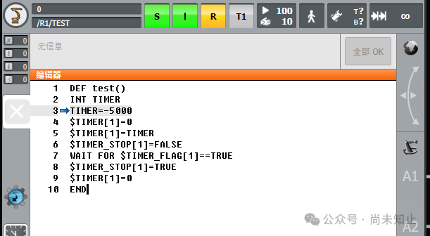 KUKA Robot Programming - Using Timer $TIMER[]