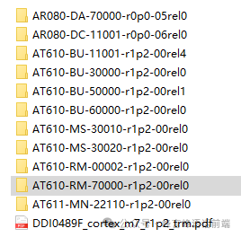 Creating a Cortex M7 Filelist