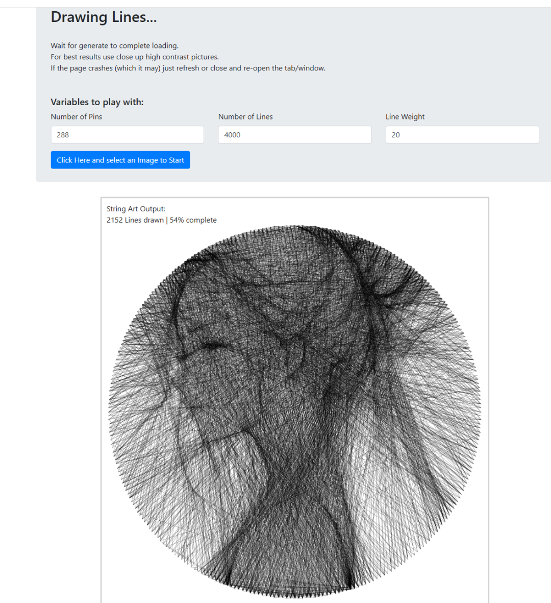 Advanced Applications of Arduino: Creating an Automated String Art Portrait Machine