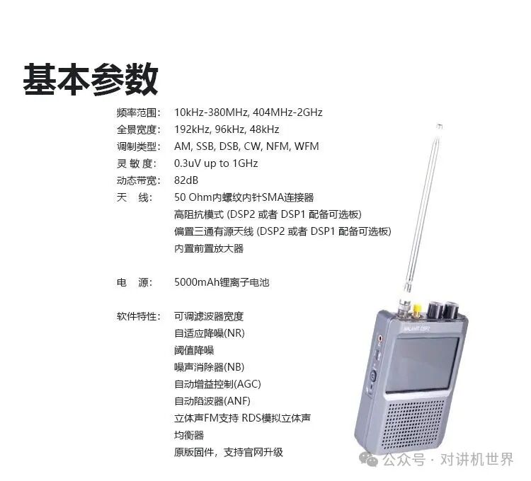 Malahit DSP2 Licensed SDR Radio Receiver
