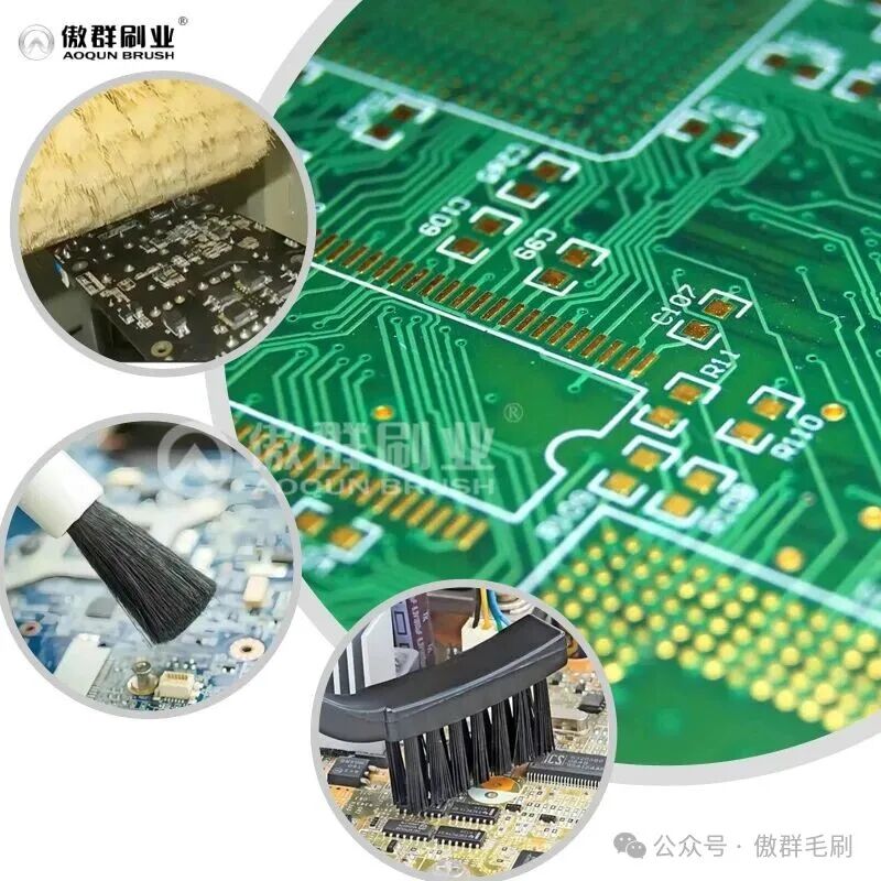Don't Let Flux Residue Ruin High-Precision Circuits! PCB Cleaning Roller Brushes