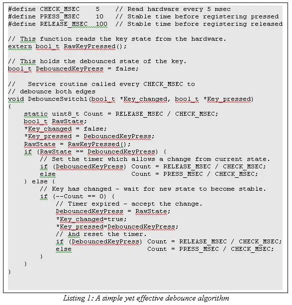 In-Depth Analysis of Key Debouncing Techniques in Embedded Development