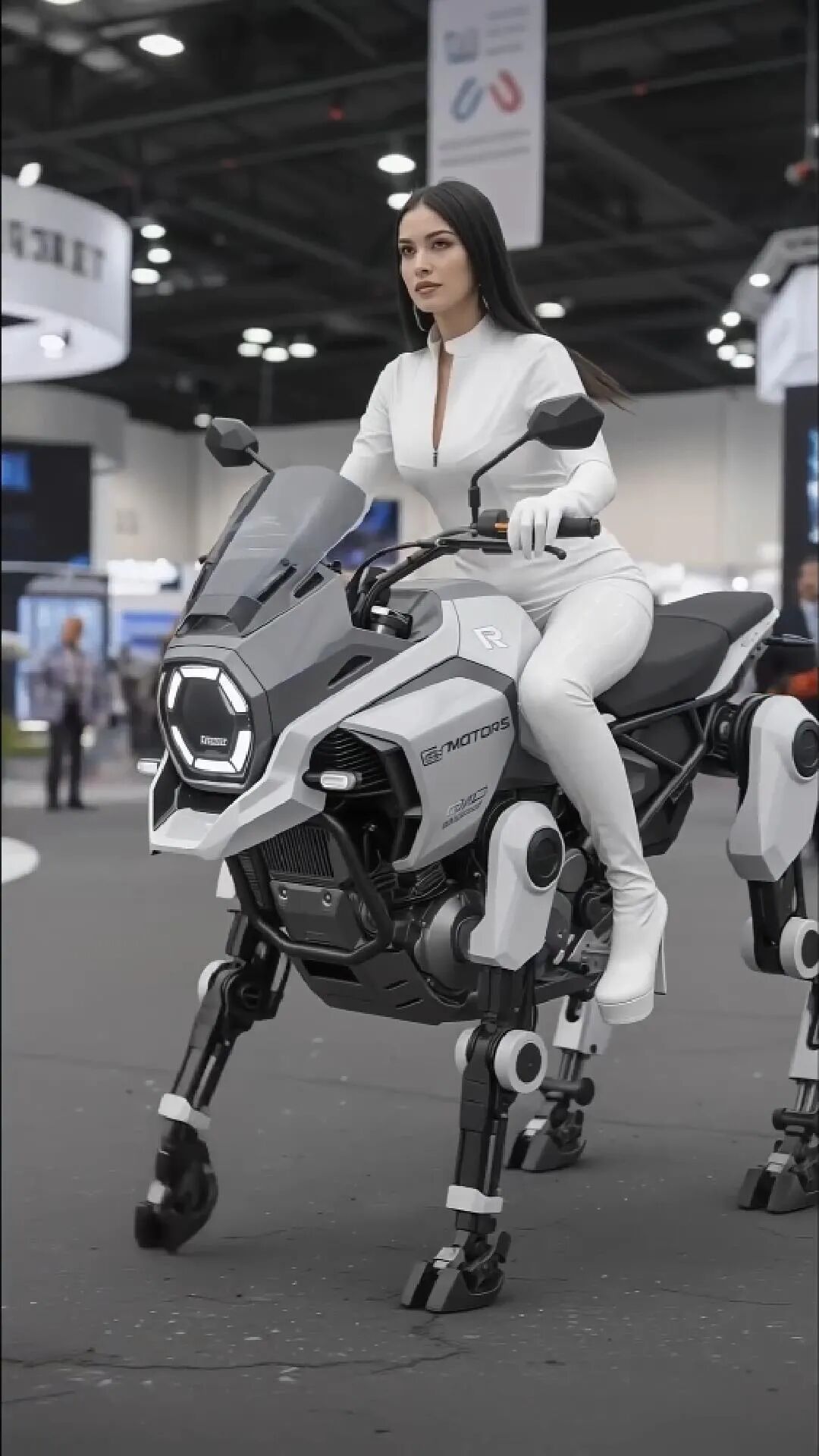 Robot Design: Female Rider Operating a Robotic Horse
