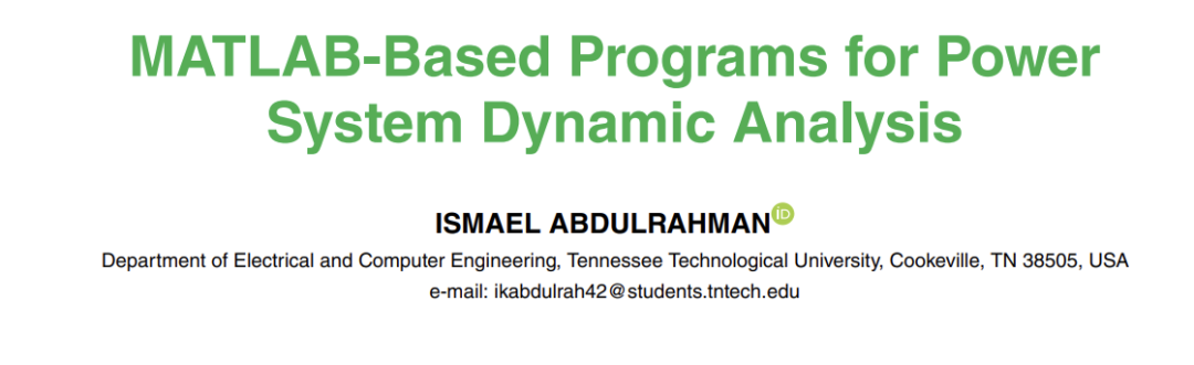 Dynamic Analysis of Power Systems Based on MATLAB | IEEE 9 and IEEE 68 Node Systems