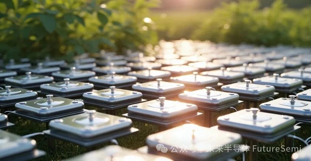 Self-Powered 2D Environmental Monitoring Sensor Array