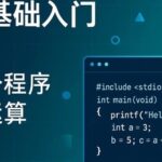 Introduction to C Language Basics: From the First Program to Variable Operations
