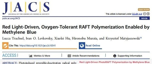 Red Light-Driven, Oxygen-Tolerant RAFT Polymerization Enabled by Methylene Blue