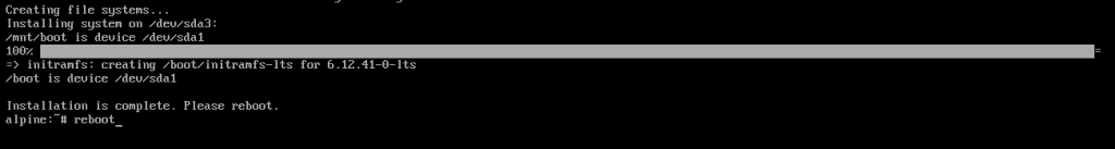 Introduction to the Installation Process of Alpine Linux