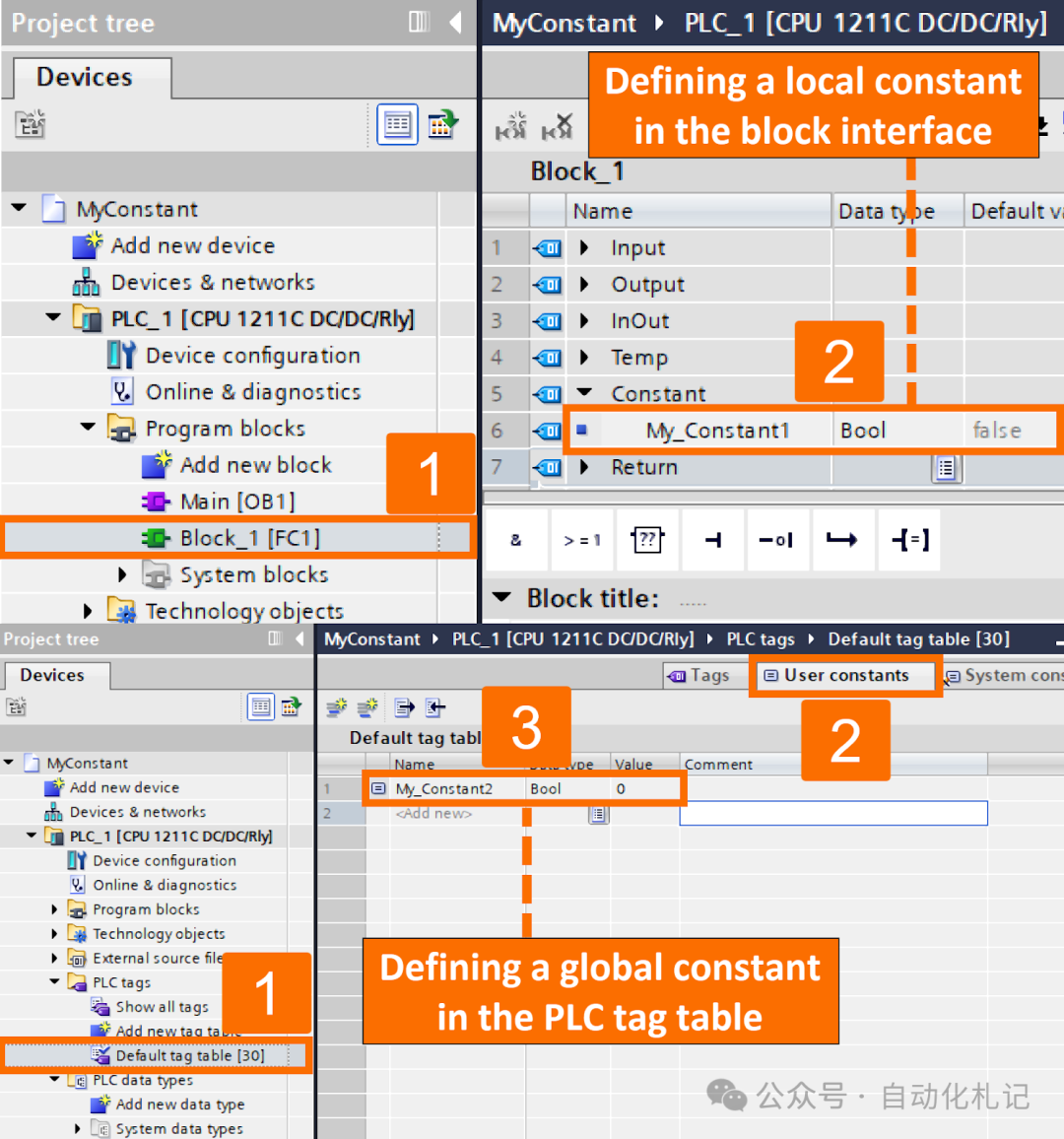 Guide to Constants in Siemens PLC Programming - TIA Portal