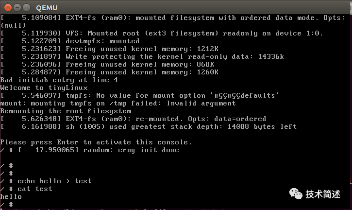 Compiling the Linux Kernel from Source on Ubuntu 18.04 and Running a BusyBox Filesystem