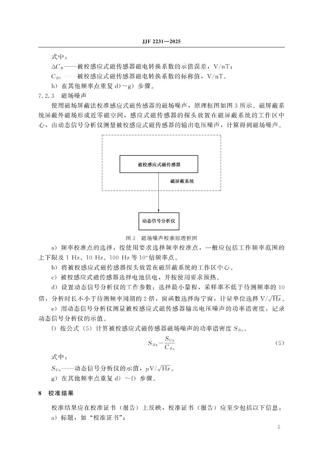 JJF 2231-2025 Inductive Magnetic Sensor Calibration Specification
