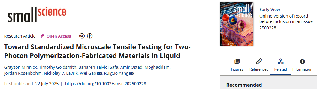 Standardized Testing of Micromechanical Properties in Two-Photon Polymerization 3D Printing Technology