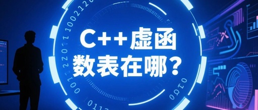 Where is the C++ Virtual Function Table Located?