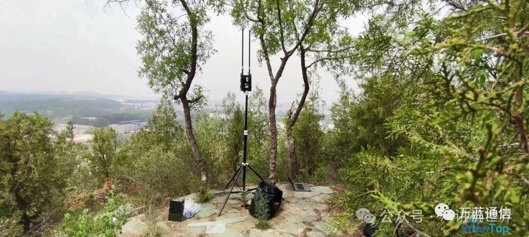 AnyMesh-BWL-2W Self-Organizing Network Radio 20km Air-to-Ground Long-Distance Test