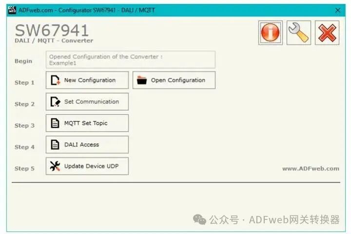 DALI to MQTT - ADFWEB Gateway Converter - Guangzhou Xinyu IoT