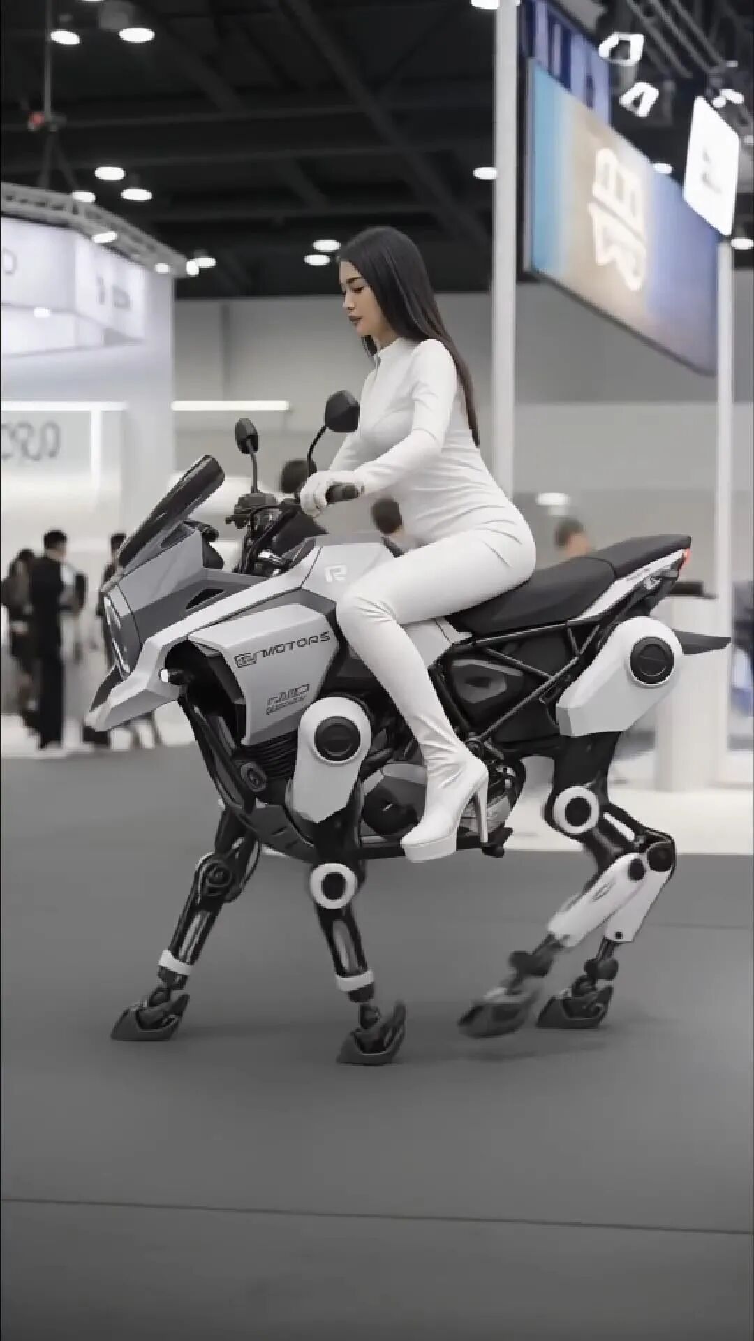 Robot Design: Female Rider Operating a Robotic Horse