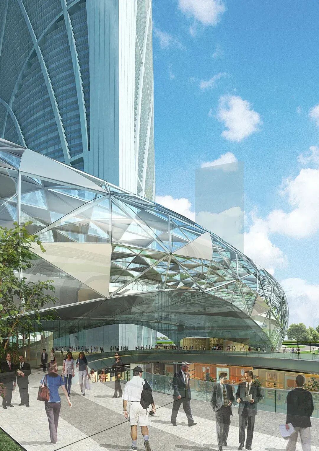The Shanghai Tower Design by SOM: How Does It Compare to Gensler's Design?