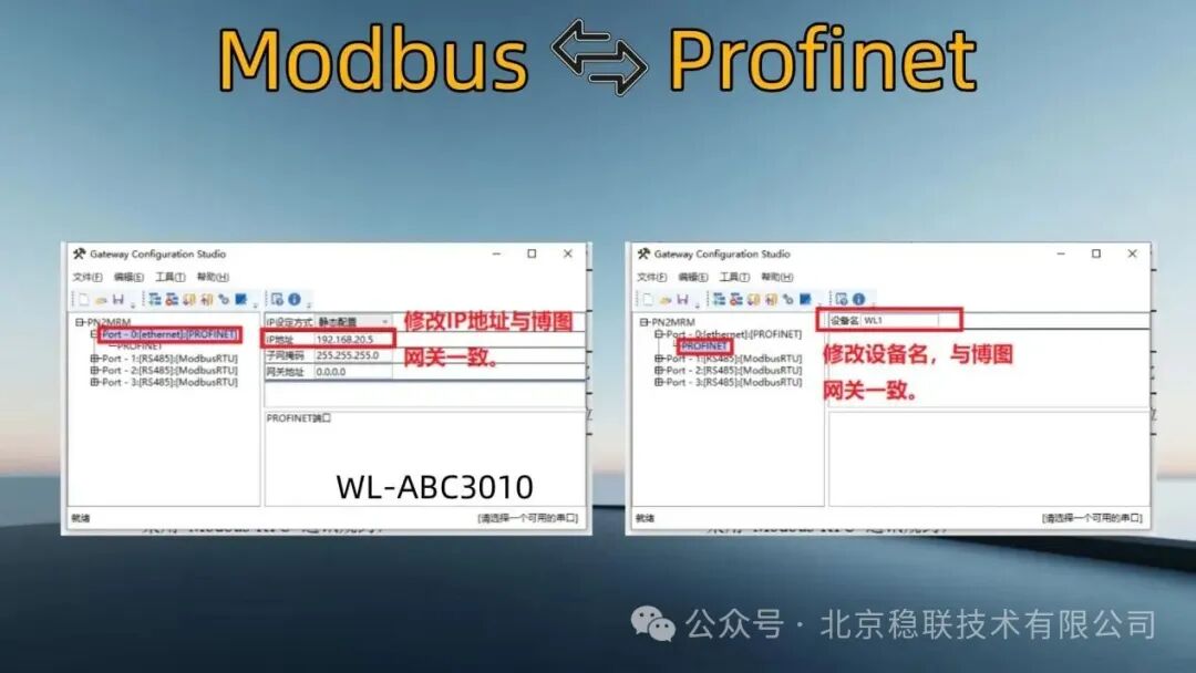 Modbus to Profinet Protocol Gateway and Mini Air Quality Monitoring System