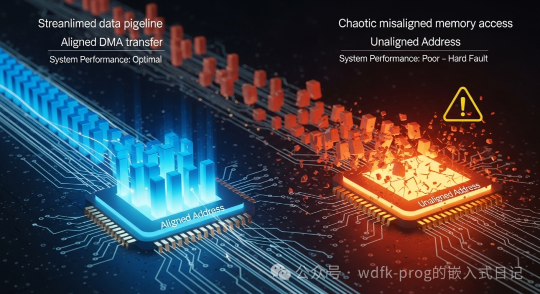 Impact and Efficiency Trade-offs of DMA Memory Address Alignment in ARM Cortex-M Cores
