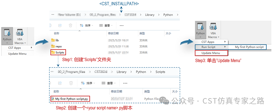 How to Run Your Own Python Scripts in CST?