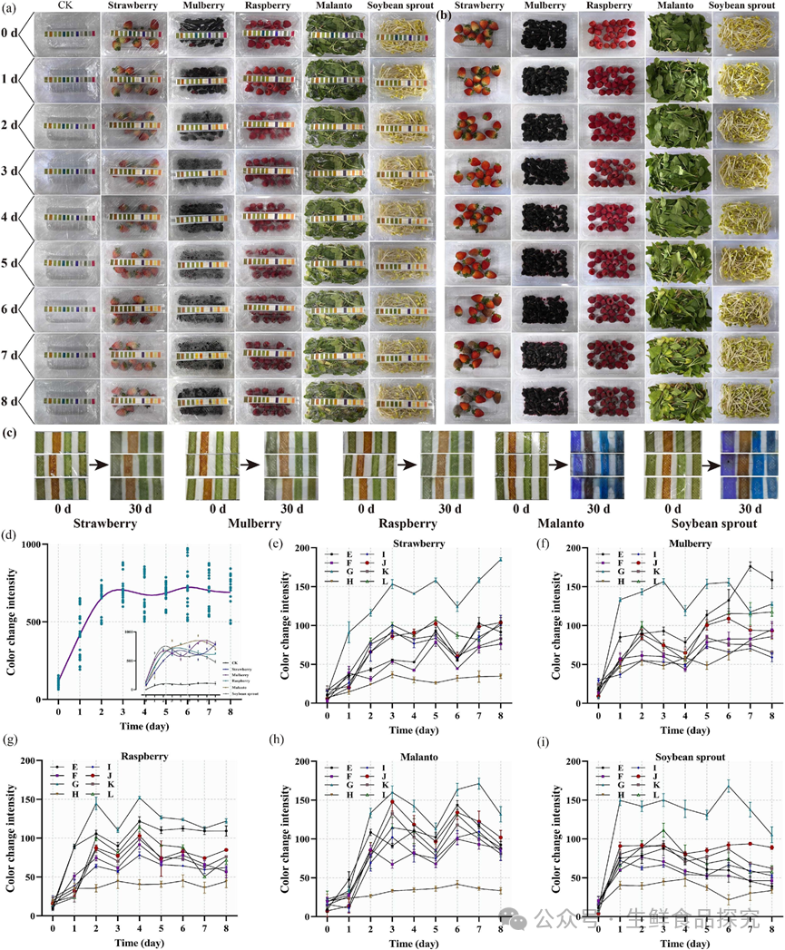 Real-time Freshness Monitoring of Fruits and Vegetables Using 3D-Printed Alginate-Based Colorimetric Sensors and Deep Convolutional Neural Networks