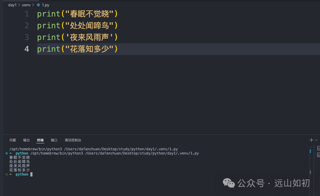 Python Day 2: Escape Characters