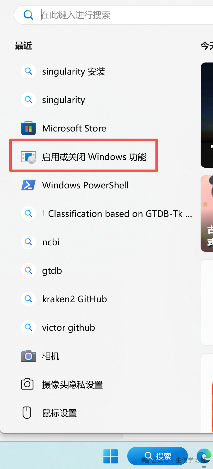 Installing the Linux Subsystem on Windows
