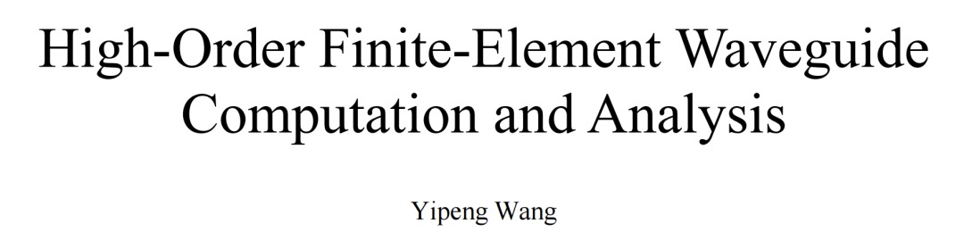 MATLAB | Advanced Finite Element Waveguide Calculation and Analysis | Study on the Propagation Modes and Cutoff Frequencies of Arbitrarily Shaped Uniform Waveguides Using Finite Element Method